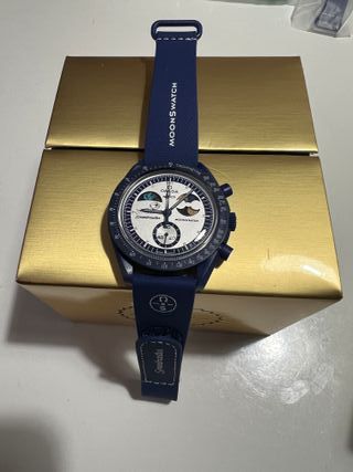 Omega Swatch Moonshine Gold