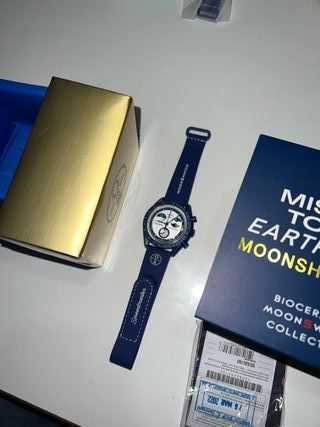 Omega Swatch Moonshine Gold