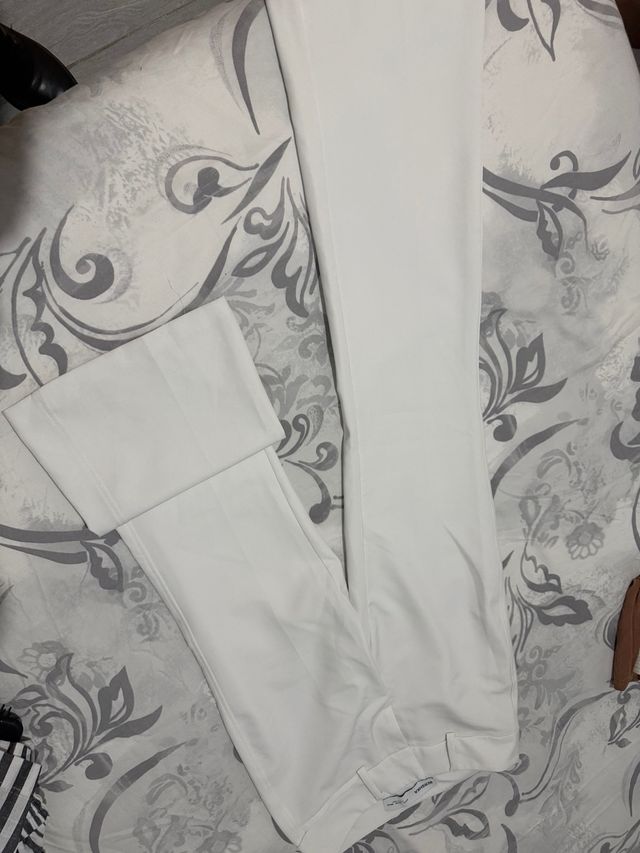 Pantalones blancos de vestir
