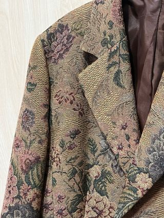 Americana vintage bordada floral