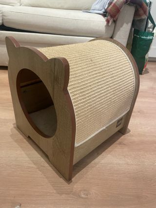 Casita Rascador Gato Catit