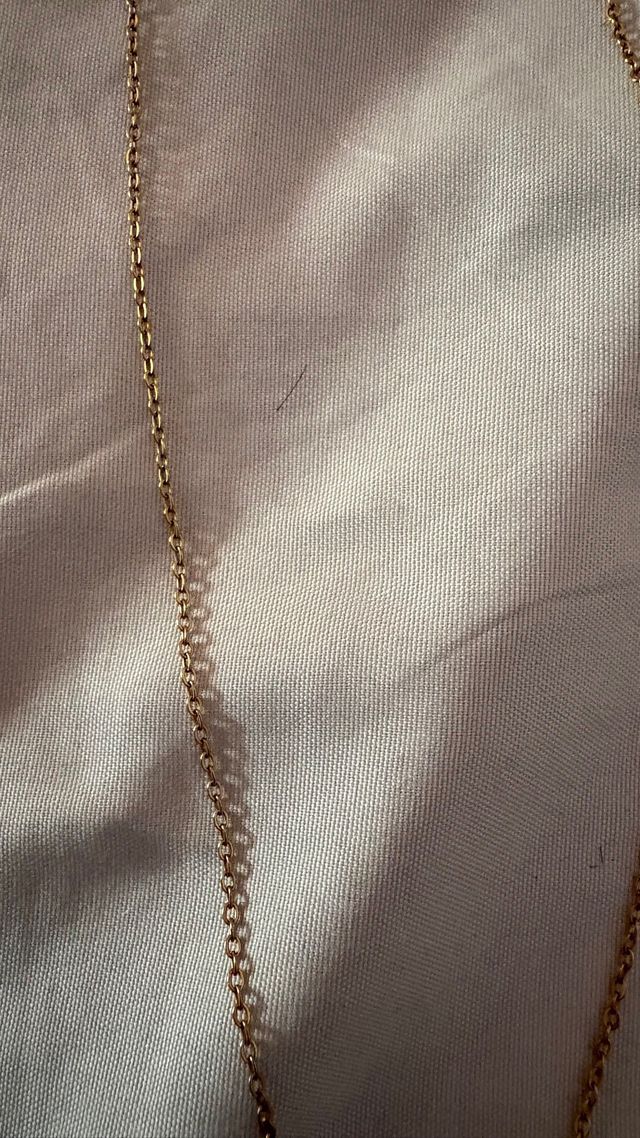 Catena in acciaio inossidabile placcata oro con ciondolo