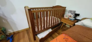 Cuna y cambiador