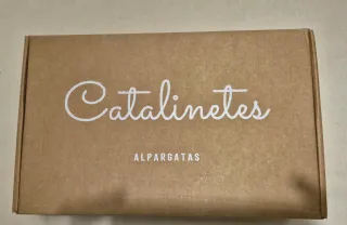 Zapatillas Esparteña Beige y Negra Talla 35