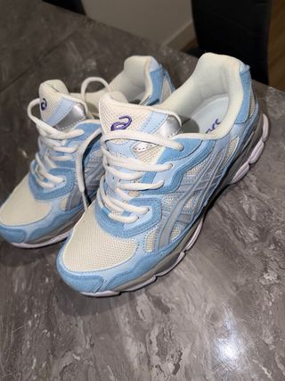 ASICS Zapatillas Deportivas Azul Blanco tall 42.5