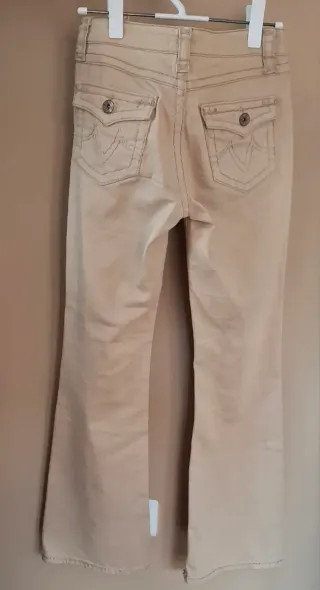 Pantalón vaquero Trucco beige