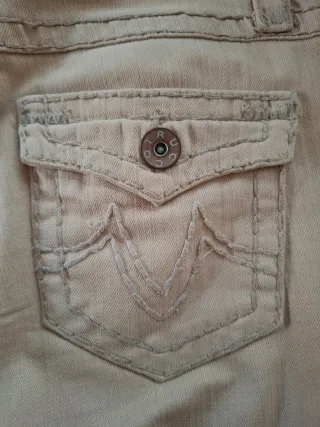 Pantalón vaquero Trucco beige