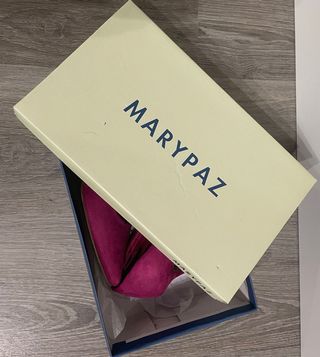 Zapatos tacón Marypaz fucsia talla 37
