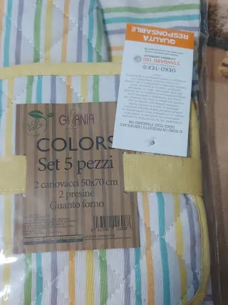 Set 5 Pezzi Cucina GILANIA COLORS