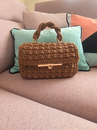 Bolso crochet tejido a mano