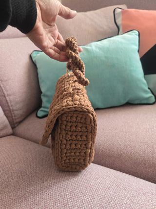 Bolso crochet tejido a mano