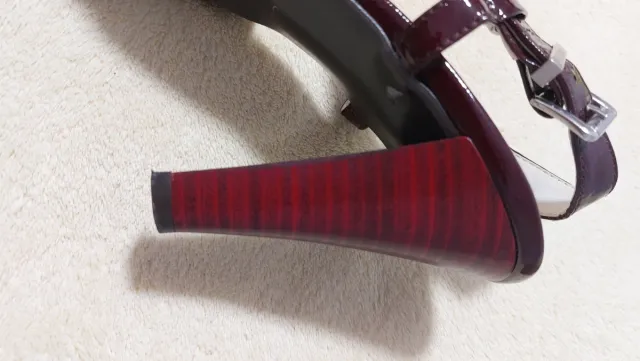 Zapatos de tacón negros talla 38