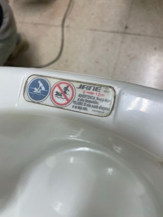 Bañera bebé con soporte plegable