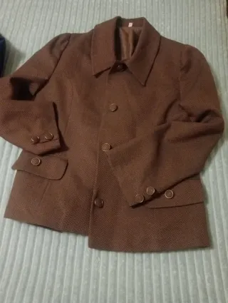 Chaquetas Mujer Azul y Marrón