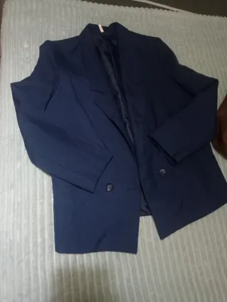 Chaquetas Mujer Azul y Marrón