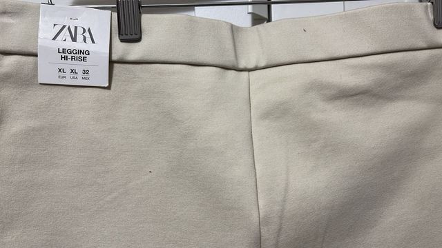 Calça Zara Bege Tamanho XL