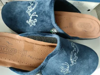 Ciabatte Donna Invernali Fly Flot Blu Tg 42