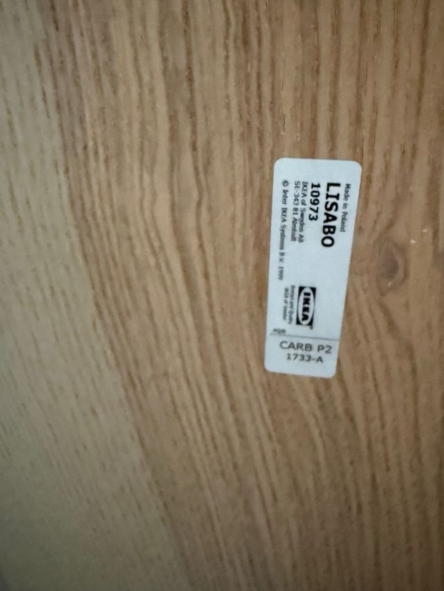 Mesa Comedor LISABO Ikea Madera Clara