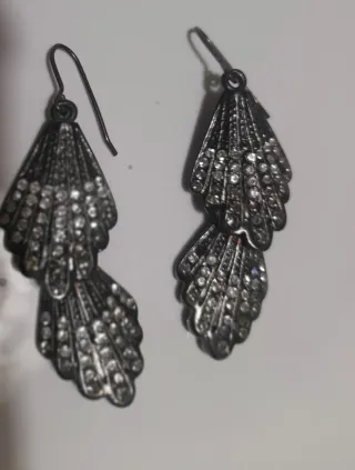 Orecchini vintage con strass