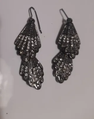 Orecchini vintage con strass