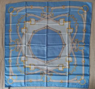 Foulard Celine seta stampa equestre 85x85