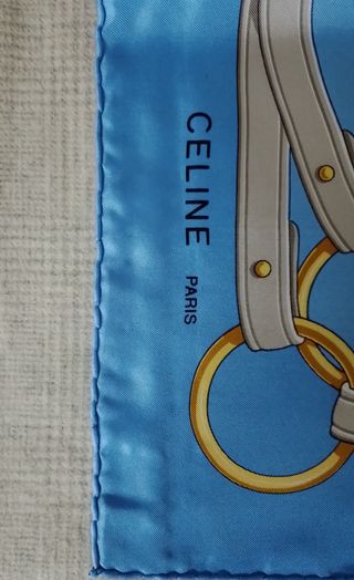 Foulard Celine seta stampa equestre 85x85