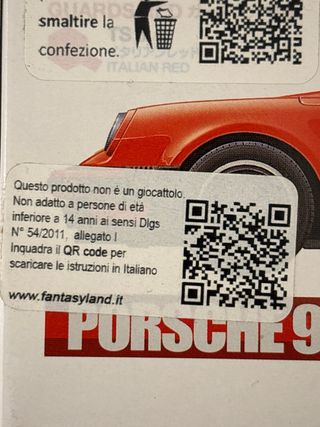 Tamiya Porsche 911 Turbo '88 Kit montaggio New!!