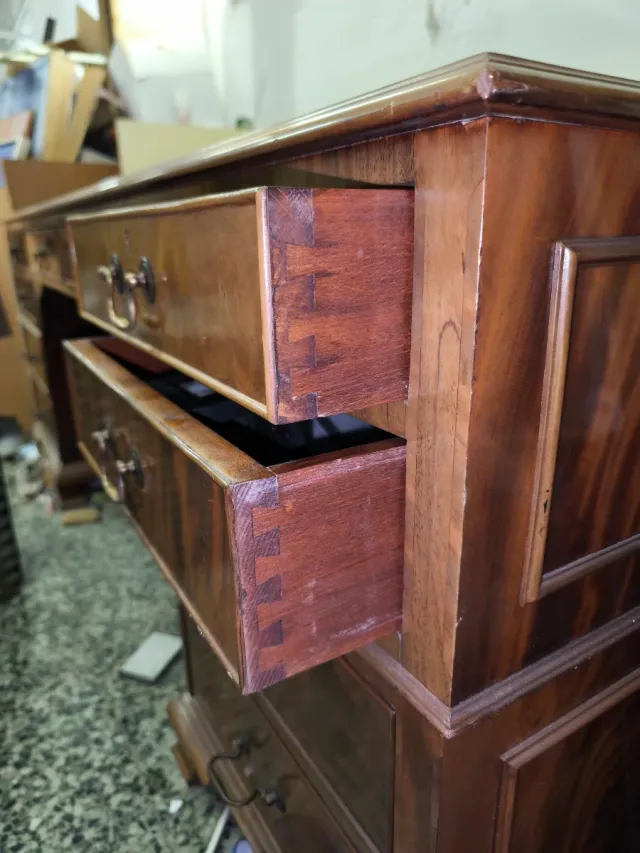 Precioso Escritorio vintage madera alta calidad