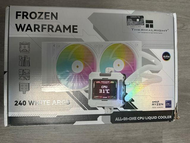 TR FW240 Branco ARGB Refrigerador de CPU #CB0079
