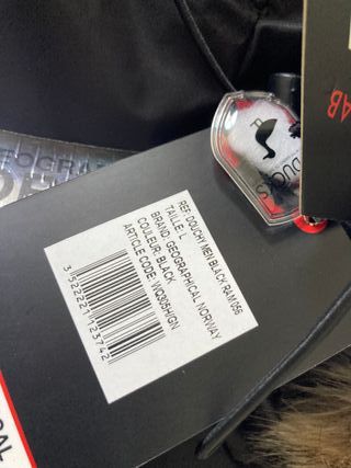 Geographical Norway. Parka negra. Talla L