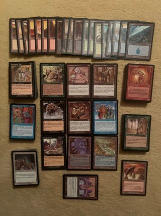 212 Carte Magic vintage maschere mercadia con rare