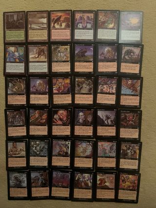 212 Carte Magic vintage maschere mercadia con rare