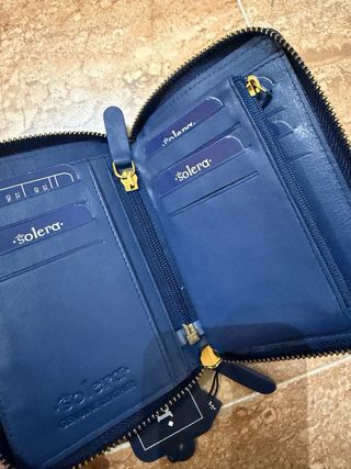 Cartera Solera Azul y Roja