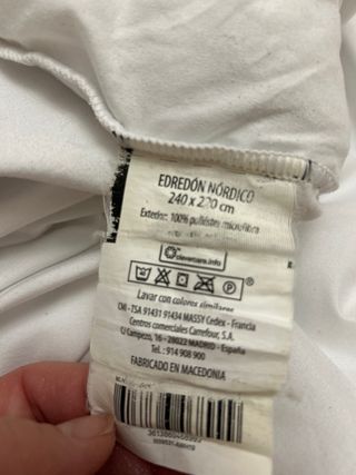 Rellenos Nórdico cama135 y 1.50.
