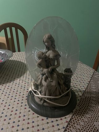 Lampada decorativa madre e figlio