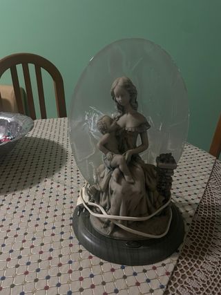 Lampada decorativa madre e figlio