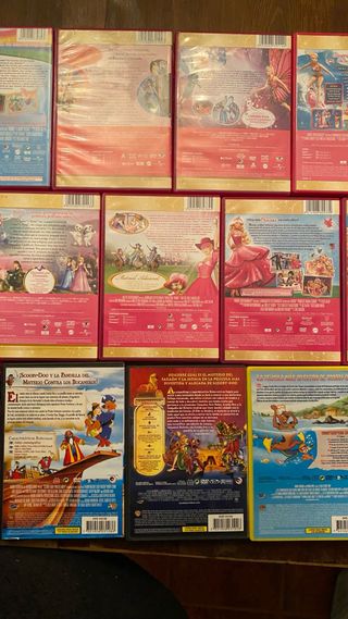 Lote DVDs Barbie y Scooby-Doo y Monster High.