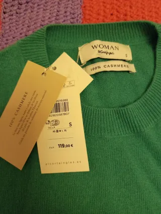 Jersey Mujer Cachemira 100% Talla S