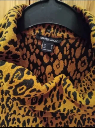 Vestido sin mangas estampado animal print