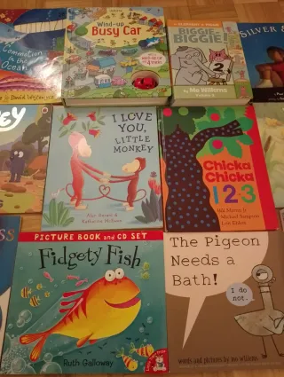 Pack 16 books in English