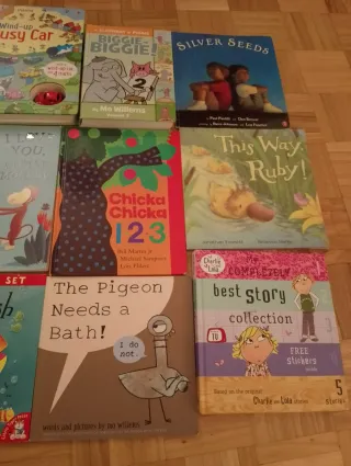 Pack 16 books in English