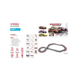 Circuito Scalextric Advance GT World 1:32