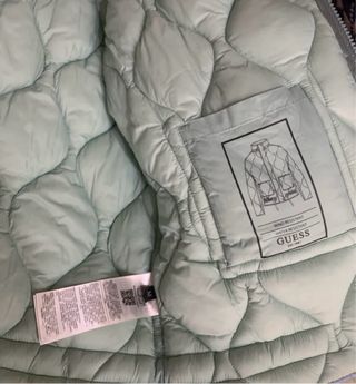 Cazadora oversize Guess verde talla única