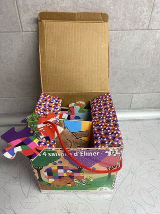 Puzzle Elmer 4 Estaciones