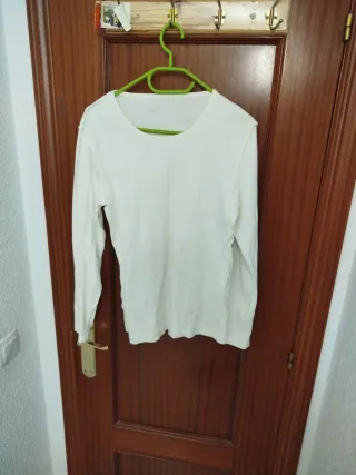 Camisa blanca manga larga