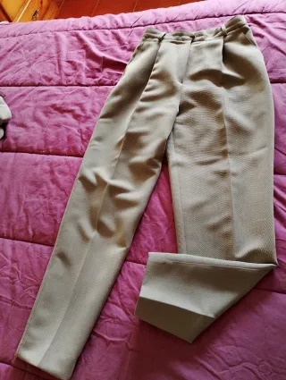 Traje Vintage Chaqueta y Pantalón Verde