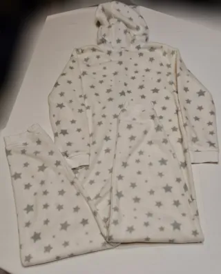 Calda tuta intera in pile bimbo 8-10 anni