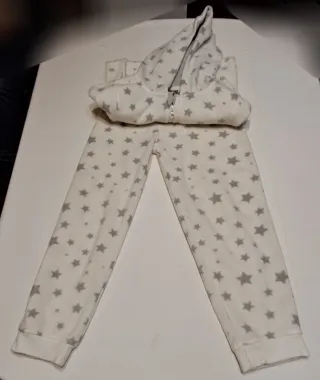 Calda tuta intera in pile bimbo 8-10 anni