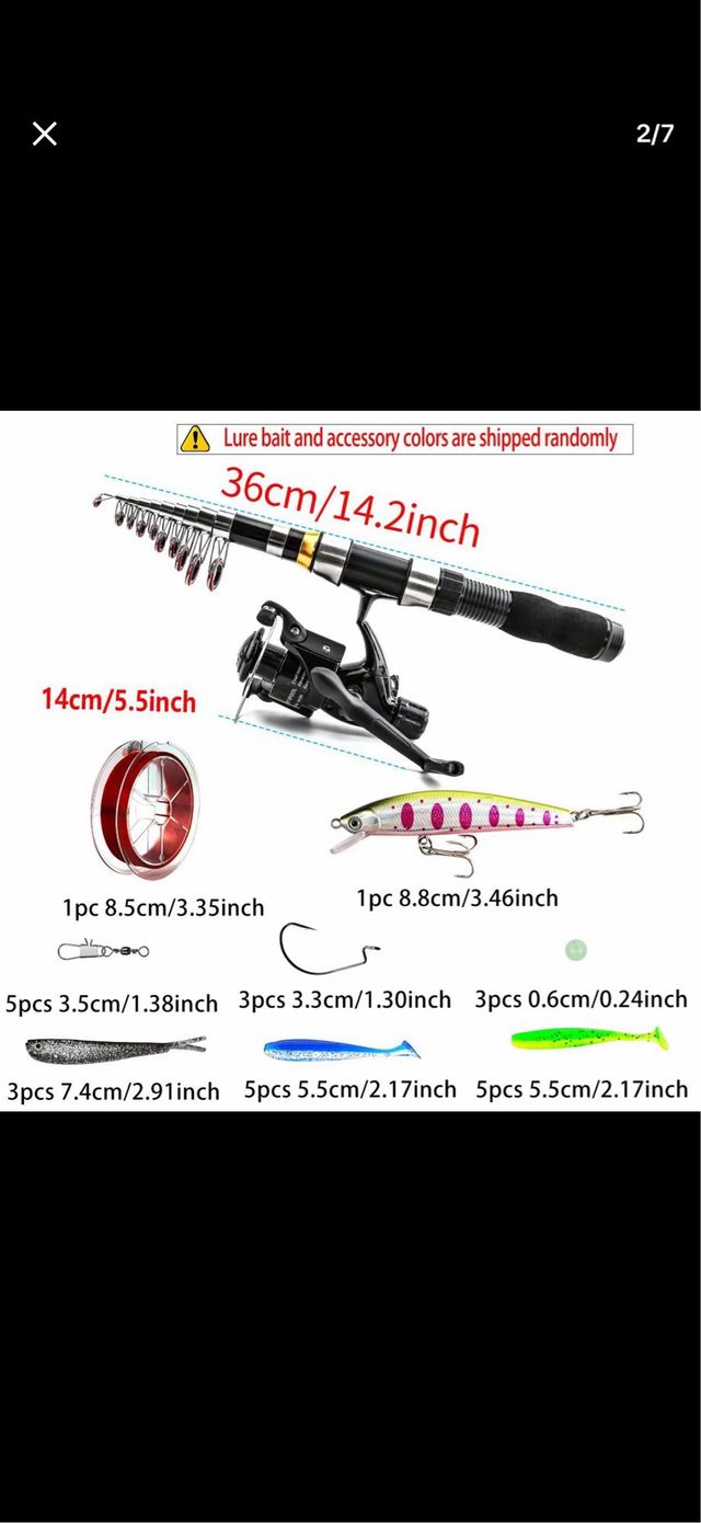 Set di pesca completo