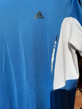 Camiseta Adidas Azul Hombre